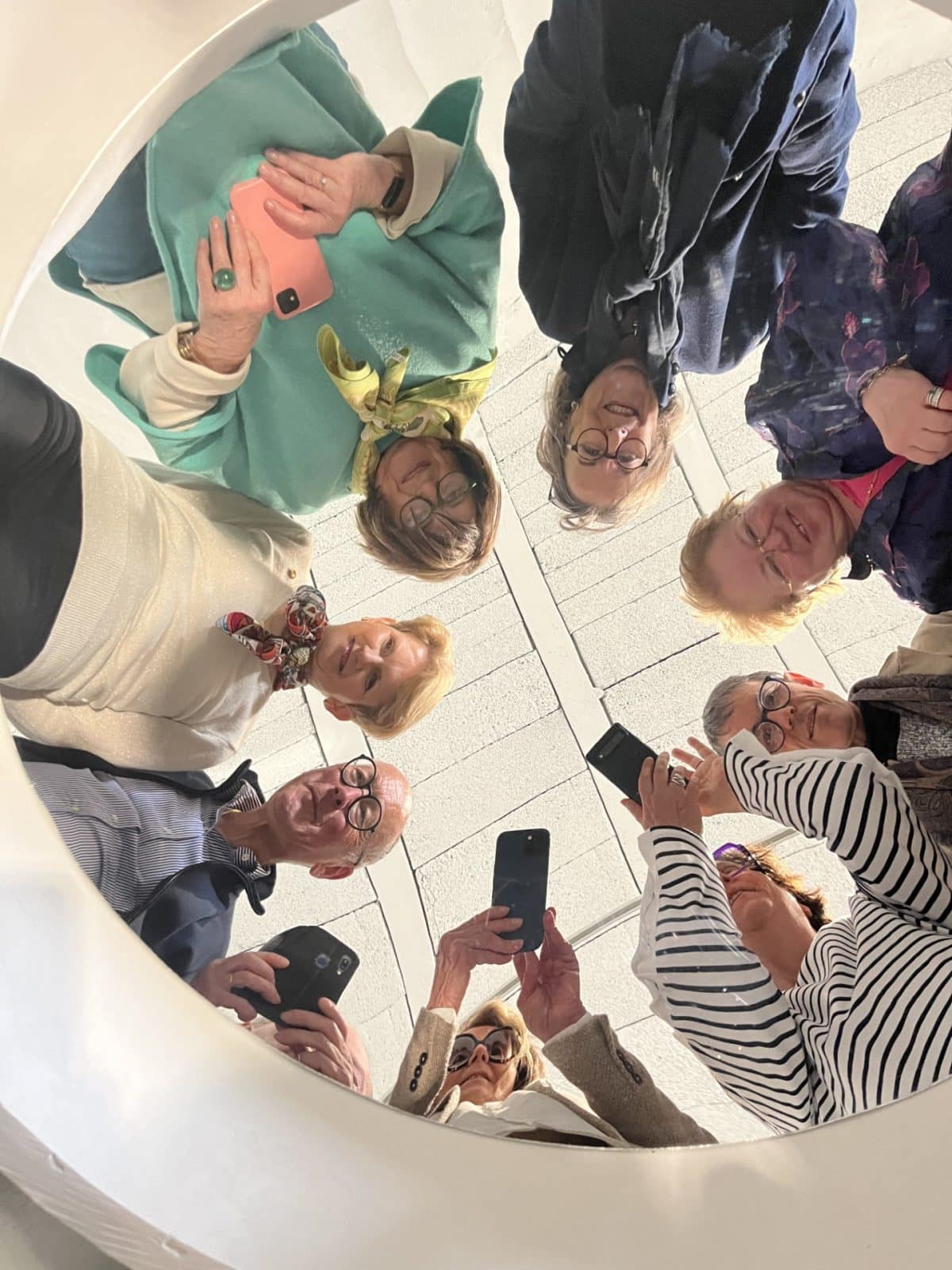 Visite de l’exposition d’Inge Mahn à Weidingen 21.03.2025